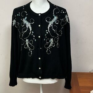 Vintage beaded sweater